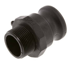 Camlock DN 40 (1 1/2'') Polypropylen-Kupplung R 1 1/4'' Außengewinde Typ F MIL-C-27487 [2 Stück]