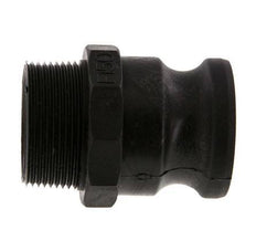 Camlock DN 40 (1 1/2'') Polypropylen-Kupplung R 1 1/2'' Außengewinde Typ F MIL-C-27487 [2 Stück]