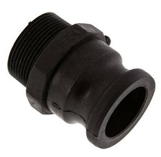 Camlock DN 40 (1 1/2'') Polypropylen-Kupplung R 1 1/2'' Außengewinde Typ F MIL-C-27487 [2 Stück]