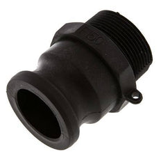 Camlock DN 40 (1 1/2'') Polypropylen-Kupplung R 1 1/2'' Außengewinde Typ F MIL-C-27487 [2 Stück]