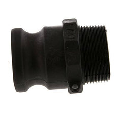 Camlock DN 40 (1 1/2'') Polypropylen-Kupplung R 1 1/2'' Außengewinde Typ F MIL-C-27487 [2 Stück]
