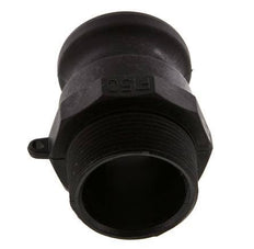 Camlock DN 40 (1 1/2'') Polypropylen-Kupplung R 1 1/2'' Außengewinde Typ F MIL-C-27487 [2 Stück]