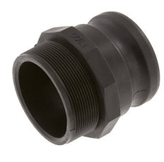 Camlock DN 75 (3'') Polypropylene Coupling R 3'' Male Thread Type F MIL-C-27487