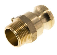 Camlock DN 25 (1'') Messing-Kupplung R 1'' Außengewinde Typ F MIL-C-27487