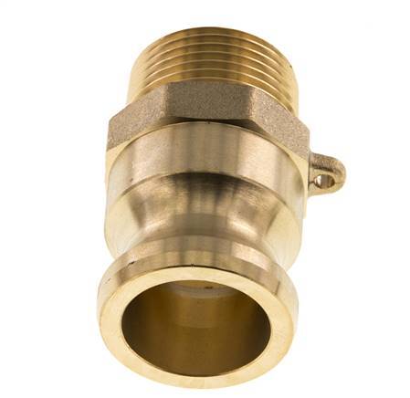 Camlock DN 25 (1'') Messing-Kupplung R 1'' Außengewinde Typ F MIL-C-27487
