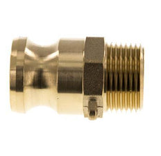 Camlock DN 25 (1'') Messing-Kupplung R 1'' Außengewinde Typ F MIL-C-27487