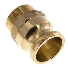 Camlock DN 40 (1 1/2'') Messing-Kupplung R 1 1/2'' Außengewinde Typ F MIL-C-27487