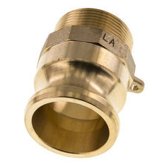 Camlock DN 40 (1 1/2'') Messing-Kupplung R 1 1/2'' Außengewinde Typ F MIL-C-27487
