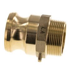 Camlock DN 40 (1 1/2'') Messing-Kupplung R 1 1/2'' Außengewinde Typ F MIL-C-27487