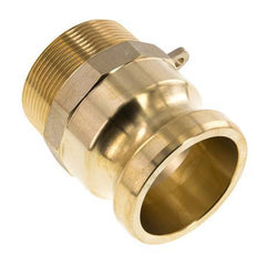 Camlock DN 50 (2'') Brass Coupling R 2'' Male Thread Type F MIL-C-27487