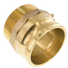 Camlock DN 90 (4'') Brass Coupling R 4'' Male Thread Type F MIL-C-27487