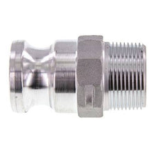 Camlock DN 32 (1 1/4'') Aluminium-Kupplung R 1 1/4'' Außengewinde Typ F MIL-C-27487