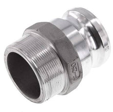 Camlock DN 60 (2 1/2'') Aluminium Coupling R 2 1/2'' Male Thread Type F MIL-C-27487