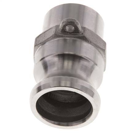 Camlock DN 25 (1'') Edelstahlkupplung mit Schweißende (33,7 mm) Typ F (AS) MIL-C-27487