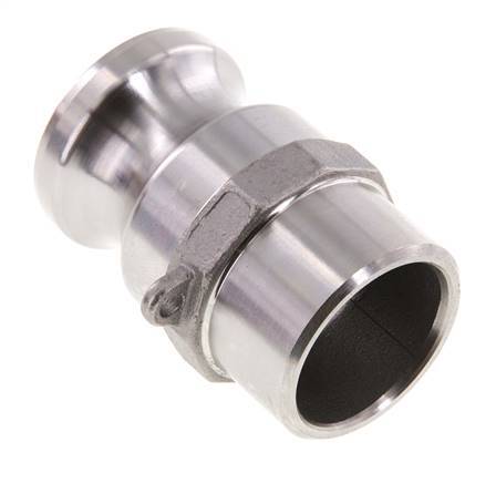 Camlock DN 32 (1 1/4'') Edelstahlkupplung mit Schweißende (42,4 mm) Typ F (AS) MIL-C-27487