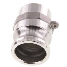 Camlock DN 40 (1 1/2'') Edelstahlkupplung mit Schweißende (48,3 mm) Typ F (AS) MIL-C-27487