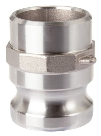 Camlock DN 90 (4'') Edelstahlkupplung mit Schweißende (114,3 mm) Typ F (AS) MIL-C-27487