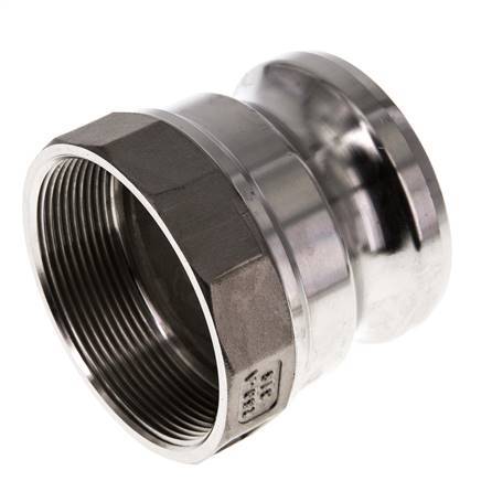 Camlock DN 60 (2 1/2'') Edelstahlkupplung Rp 2 1/2'' Innengewinde Typ A MIL-C-27487