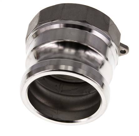 Camlock DN 60 (2 1/2'') Edelstahlkupplung Rp 2 1/2'' Innengewinde Typ A MIL-C-27487