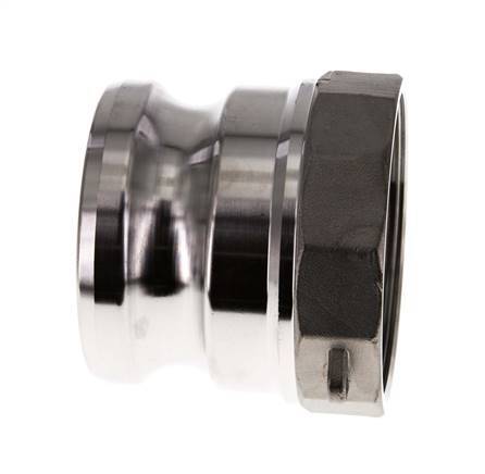 Camlock DN 60 (2 1/2'') Edelstahlkupplung Rp 2 1/2'' Innengewinde Typ A MIL-C-27487