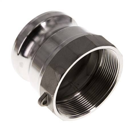Camlock DN 60 (2 1/2'') Edelstahlkupplung Rp 2 1/2'' Innengewinde Typ A MIL-C-27487