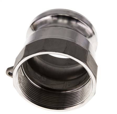 Camlock DN 60 (2 1/2'') Edelstahlkupplung Rp 2 1/2'' Innengewinde Typ A MIL-C-27487