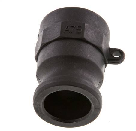Camlock DN 20 (3/4'') Polypropylen-Kupplung Rp 3/4'' Innengewinde Typ A MIL-C-27487 [2 Stück]