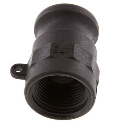 Camlock DN 20 (3/4'') Polypropylen-Kupplung Rp 3/4'' Innengewinde Typ A MIL-C-27487 [2 Stück]