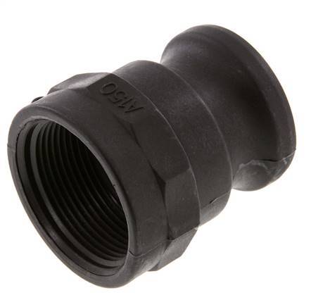 Camlock DN 40 (1 1/2'') Polypropylen-Kupplung Rp 1 1/2'' Innengewinde Typ A MIL-C-27487 [2 Stück]