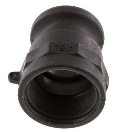 Camlock DN 40 (1 1/2'') Polypropylen-Kupplung Rp 1 1/2'' Innengewinde Typ A MIL-C-27487 [2 Stück]