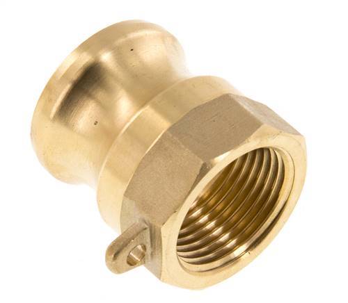 Camlock DN 20 (3/4'') Messing-Kupplung Rp 3/4'' Innengewinde Typ A MIL-C-27487