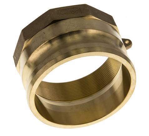 Camlock DN 90 (4'') Brass Coupling Rp 4'' Female Thread Type A MIL-C-27487