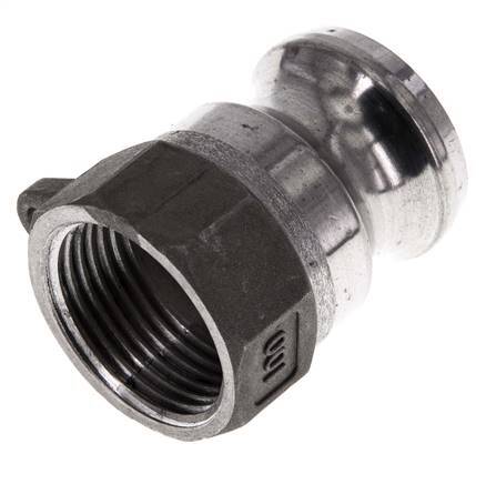 Camlock DN 25 (1'') Aluminium-Kupplung Rp 1'' Innengewinde Typ A MIL-C-27487