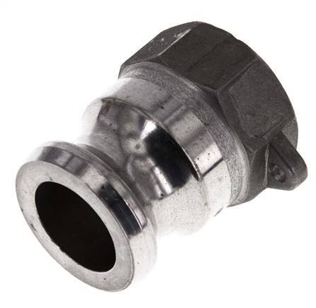 Camlock DN 25 (1'') Aluminium-Kupplung Rp 1'' Innengewinde Typ A MIL-C-27487