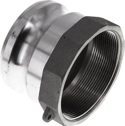 Camlock DN 75 (3'') Aluminium Coupling Rp 3'' Female Thread Type A MIL-C-27487