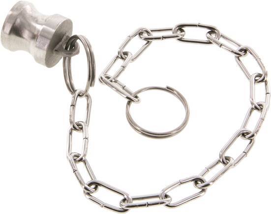 Camlock DN 15 (1/2'') Stainless Steel Coupling Plug Type DP MIL-C-27487