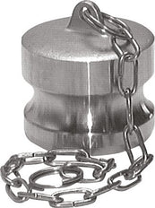 Camlock DN 140 (6'') Aluminium Coupling Plug Type DP MIL-C-27487