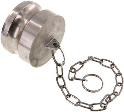 Camlock DN 60 (2 1/2'') Stainless Steel Coupling Plug Type DP MIL-C-27487