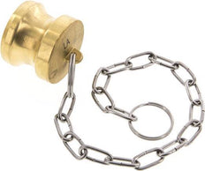 Camlock DN 32 (1 1/4'') Brass Coupling Plug Type DP MIL-C-27487