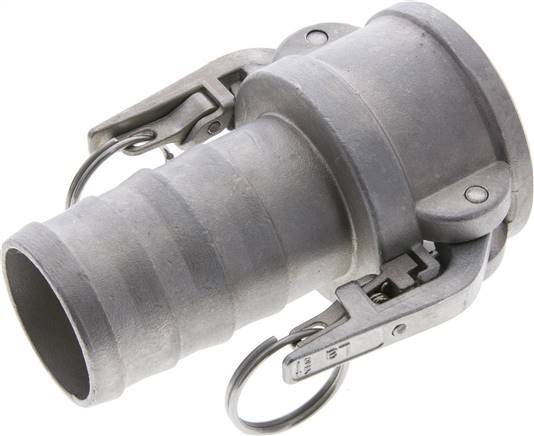 Camlock DN 50 (2'') Stainless Steel Safety Coupling Hose Pillar (50 mm) Type C MIL-C-27487