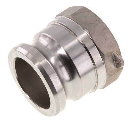 Camlock DN 60 (2 1/2'') Edelstahlkupplung G 2 1/2'' Innengewinde Typ A EN 14420-7 (DIN 2828)