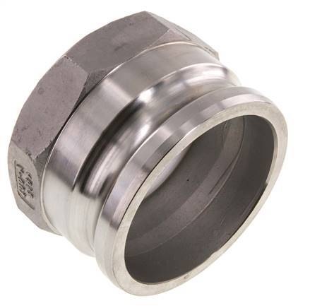 Camlock DN 90 (4'') Edelstahlkupplung G 4'' Innengewinde Typ A EN 14420-7 (DIN 2828)