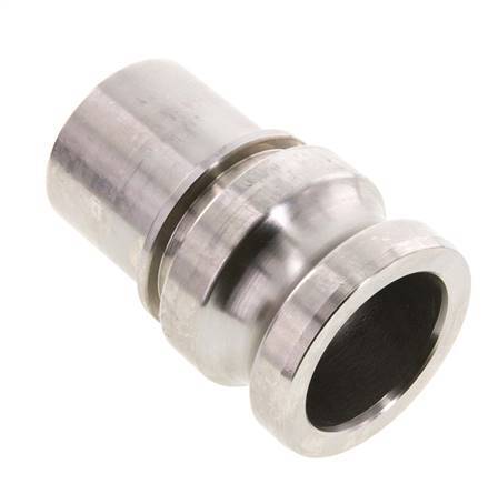 Camlock DN 50 (2'') Edelstahlkupplung Schlauchsäule (50 mm) Typ E EN 14420-7 (DIN 2828)