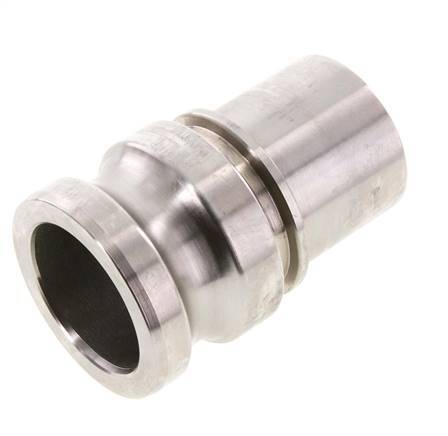 Camlock DN 50 (2'') Edelstahlkupplung Schlauchsäule (50 mm) Typ E EN 14420-7 (DIN 2828)