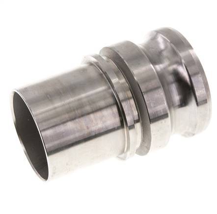 Camlock DN 60 (2 1/2'') Stainless Steel Coupling Hose Pillar (63 mm) Type E EN 14420-7 (DIN 2828)