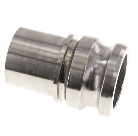Camlock DN 60 (2 1/2'') Stainless Steel Coupling Hose Pillar (63 mm) Type E EN 14420-7 (DIN 2828)