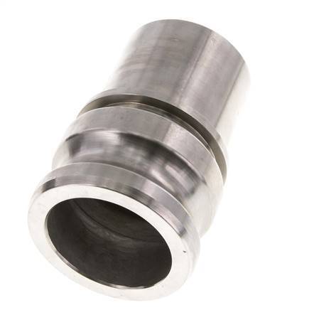 Camlock DN 60 (2 1/2'') Edelstahl-Kupplung Schlauchpfeiler (63 mm) Typ E EN 14420-7 (DIN 2828)