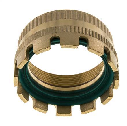 DN 80 Messing Tankwagen (TW) Kronenring (M-Typ)