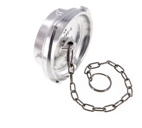 DN 80 Aluminium Tankwagen (TW) Stopfen Typ VB