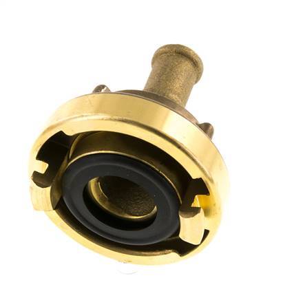 32 (44 mm) Messing-Storz-Kupplung 19 mm Schlauchpfeiler drehbar